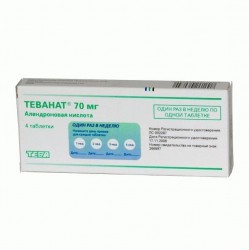 Теванат табл. 70 мг 4 шт.
