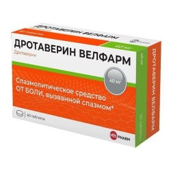 Дротаверин Велфарм табл. 40 мг 60 шт.