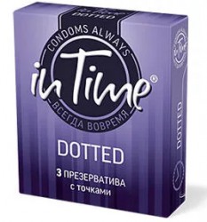 Презервативы In Time доттед с точками 3 шт.