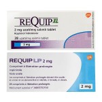 Реквип Модутаб Requip XL (LP), таблетки пролонгированного действия покрытые оболочкой пленочной 2 мг 28 шт